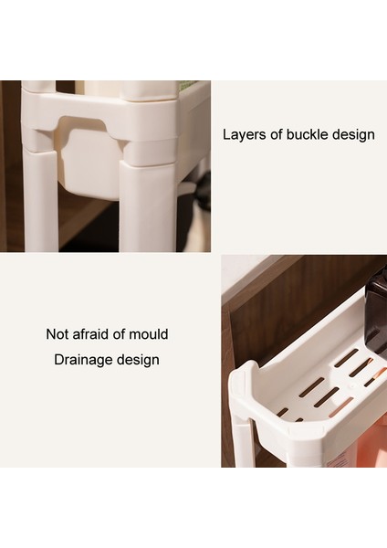 Yuekeda-Tuvalet Çatlak Zemin Arabası Düzenleyicisi 3 Katlı (Yurt Dışından) fırsatları