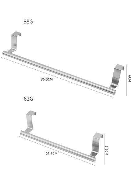 Yuekeda-Delinmeyen Paslanmaz Çelik Çekme Rafı 36,5 cm (Yurt Dışından)