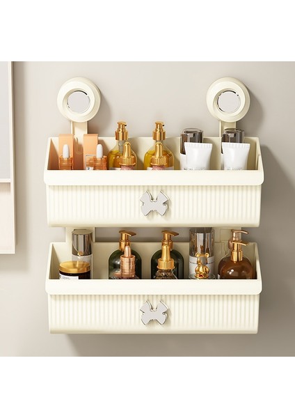 Yuekeda-Duvara Monte Banyo Depolama Rafı, 28,3 x 12,4 x 18,4cm (Yurt Dışından) fiyatları