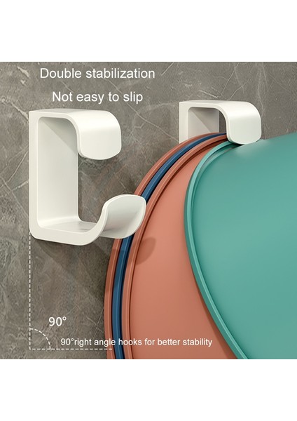 Yuekeda-2 Adet Banyo Rafı Lavabo Kancası (Yurt Dışından) indirimleri