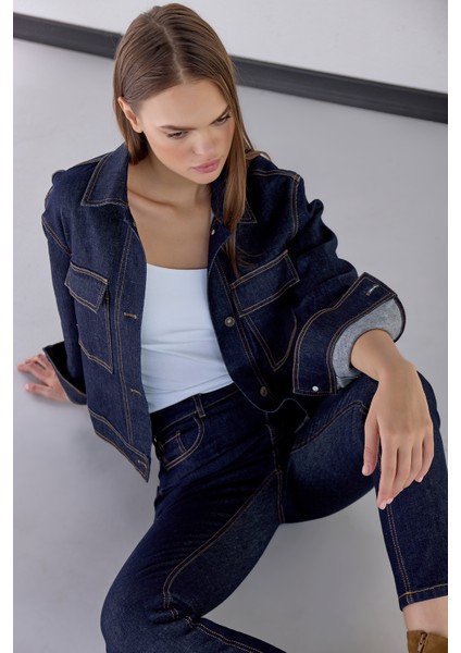 Rahat Kesim Denim Ceket modelleri