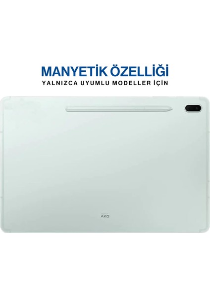 Samsung Galaxy Tab S7 Fe SM-T730 T733 SM-T736B Uyumlu S Pen Dokunmatik Stylus Kalem ve Yedek Uç