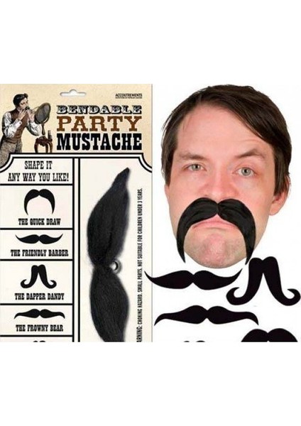 Mustache Takma Bıyık modelleri