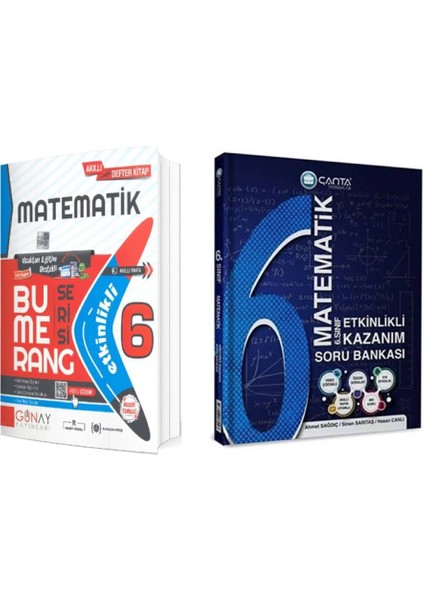 6. Sınıf Bumerang Etkinlikli Matematik ve Çanta Matematik Soru Bankası