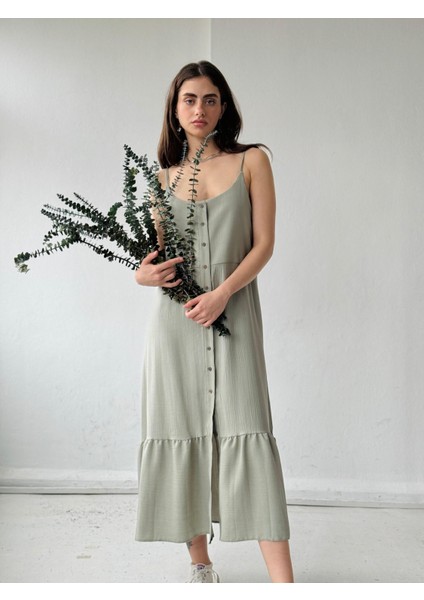 Adel Askılı Elbise Kadın Çağla fırsatları