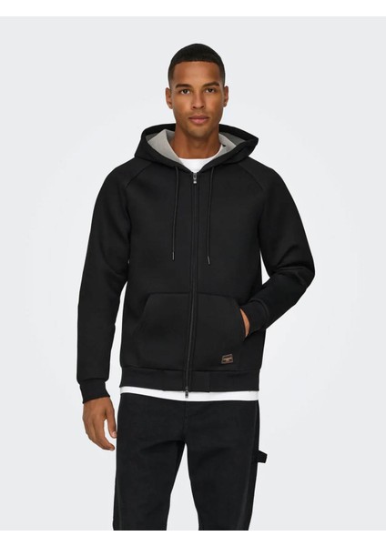 Bobbey Scuba Full Zıp Hoodıe Siyah Erkek Sweatshirt 22031823 fiyatları