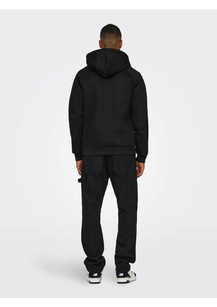 Bobbey Scuba Full Zıp Hoodıe Siyah Erkek Sweatshirt 22031823 fırsatları