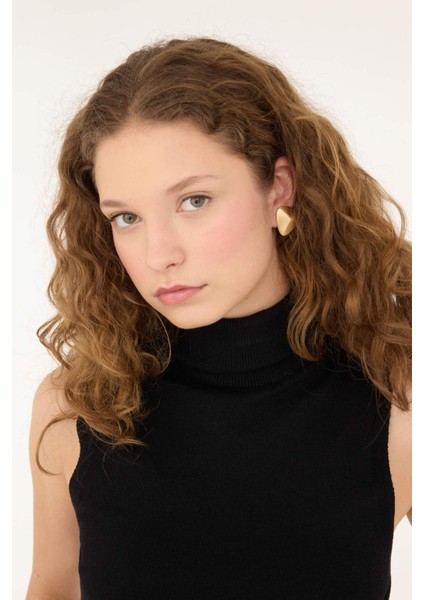 Kadın 2'li Mat Gold Küpe E1323AXNS fiyatları