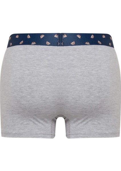 Regular Fit Hayvan Baskılı 3'lü Boxer E0034AX24WN