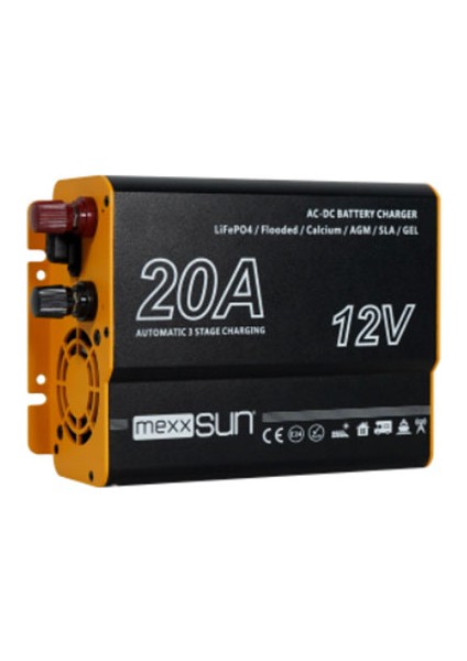 Ac-Dc Akü Şarj Cihazı 12V-20A