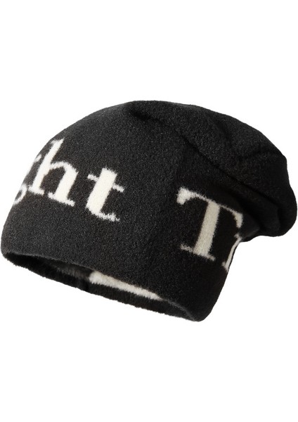 Retro Çok Yönlü Moda Soğuk Şapka Kadınlar Için Sonbahar ve Kış Sıcak Örme Şapka Büyük Baş Çevresi Moda Kazak Şapka Erkekler Için Kişiselleştirilmiş Yün Şapka (Yurt Dışından)