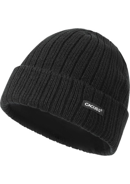 Erkekler Için Yeni Sonbahar ve Kış Örme Şapka, Kalınlaştırılmış ve Sıcak Yün Şapka, Çok Yönlü Moda Kulak Koruyucu Spor Şapka, Dış Mekan Rüzgar Geçirmez ve Soğuk Şapka (Yurt Dışından)