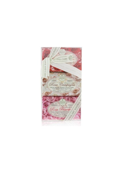 Rosa Sabun Set Genel Bakım Sensuale,Champagna,Principessa
