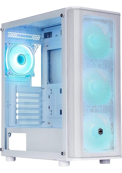 Frısby CM-106 650W 80+ Double Argb Gamıng Beyaz Mesh Kasa