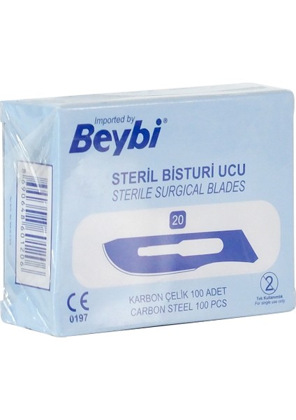 Bistürii Ucu 20 Numara 100 Adet
