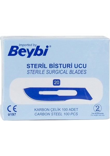 Bistürii Ucu 20 Numara 100 Adet