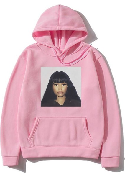 Rapçi Nicki Minaj Grafik Hoodie Moda Rahat Polar Eşofman Unisex Vintage HOODIES656