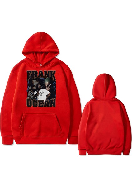 Sarışın Hoodie Rapçi Frank Hoodies Okyanus Boy Streetweartişörtü E759