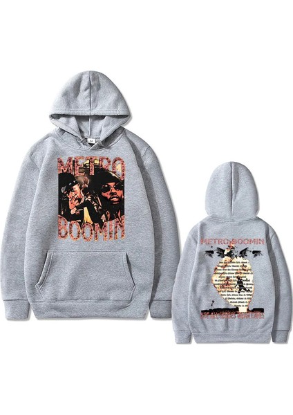 Rapçi Metro Boomin Değil Tüm Kahramanlar Pelerin Giymek Grafik Baskılı Kapüşonlu ERK770