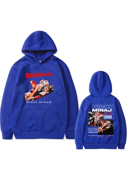 Kırmızı Yakut Da Sleeze Nicki Minaj 2024 Dünya Turu Hoodie VINTAGE799