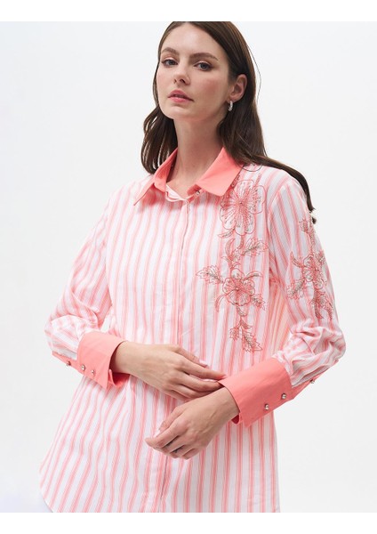 Kadın Geniş Manşetli Poplin Tunik modelleri