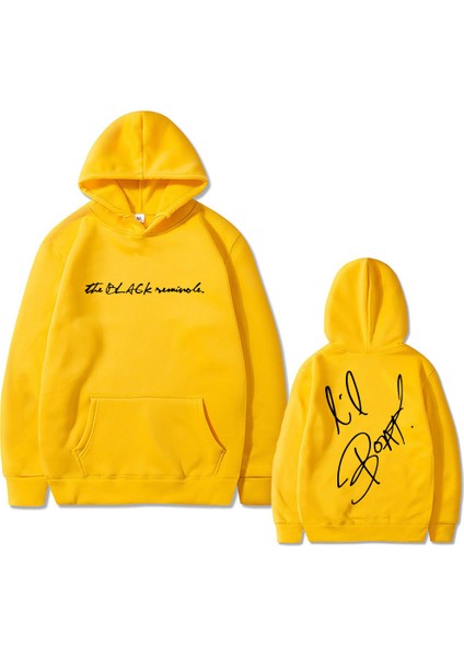 Rapçi Lil Yachty Siyah Seminole Grafik HOODIE801