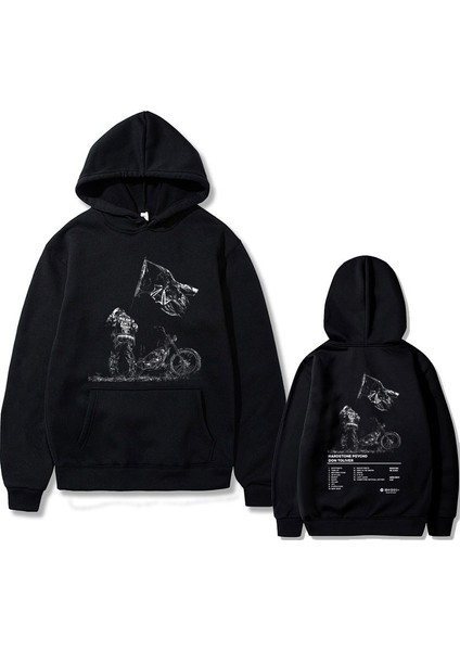 Rapçi Don Totohardstone Psiko Albümü Baskı Kazak Vintage Hoodie Kadın Moda 739