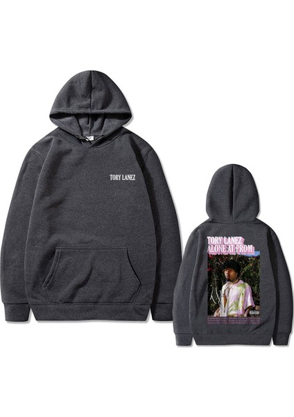 Rapçi Tory Lanez Tek Başına Balo Çift Taraflı Baskılı Kapüşonlu Moda Vintage K697