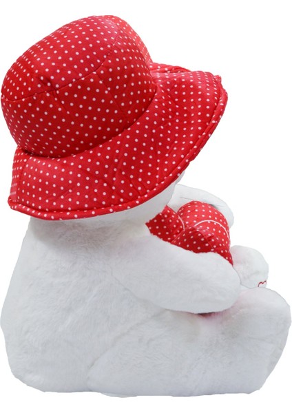 Peluş Şapkalı ve Kalpli Ayı 40 cm 62588 fiyatları