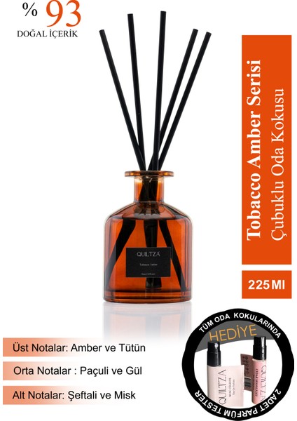 Tobacco Amber Serisi Çubuklu Oda Kokusu 225 ml