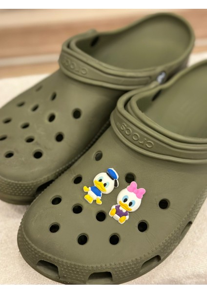 Terlik Süsü Jibbitz Çizgi Film Karakterleri (Duffy ve Daısy Duck) 2 Adet