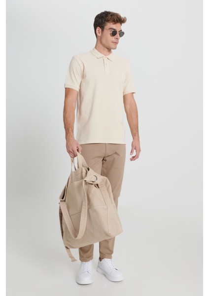 Slim Fit Dar Kesim %100 Pamuk Polo Yaka Tişört fiyatları