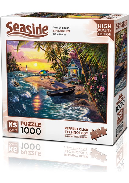 Sunset Beach 1000 Parça Puzzle