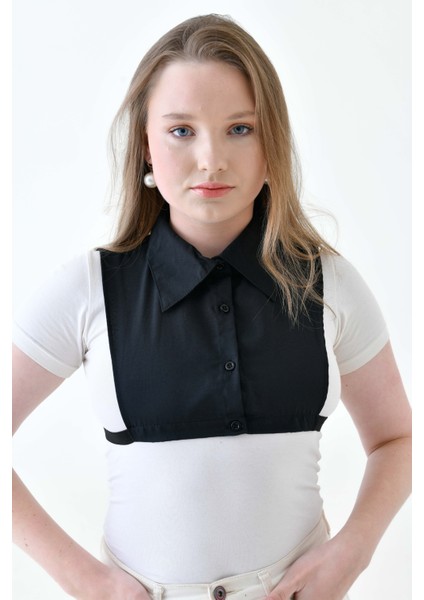 Mırach Curve Büyük Beden Gömlek Yakası Içlik Gömlek Yarım Içe Giyilen Pamuklu Kazak Içi Yaka Rahat Tasarım fiyatları