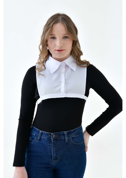 Mırach Curve Büyük Beden Gömlek Yakası Içlik Gömlek Yarım Içe Giyilen Pamuklu Kazak Içi Yaka Rahat Tasarım modelleri