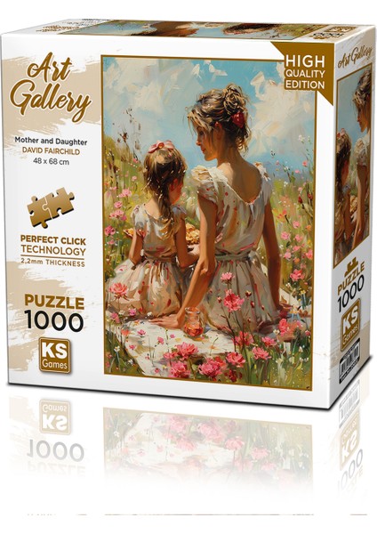 Mother And Doughter 1000 Parça Puzzle