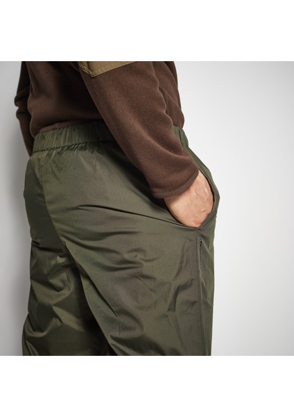 Solognac Erkek Avcı Yağmurluk Pantolonu - Yeşil - Avcılık ve Doğa Gözlemi - 100 modelleri