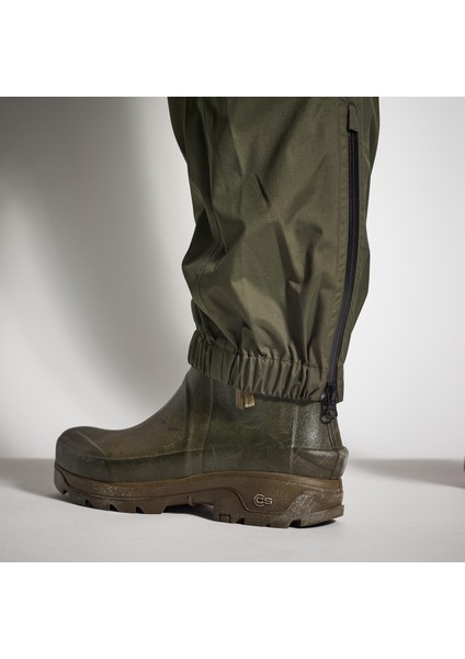 Solognac Erkek Avcı Yağmurluk Pantolonu - Yeşil - Avcılık ve Doğa Gözlemi - 100 indirimleri