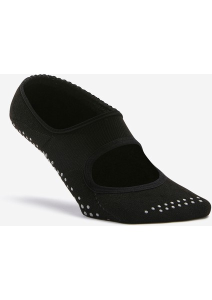 Domyos Siyah Kaymaz Spor Çorabı - Fitness Hafif Antrenman