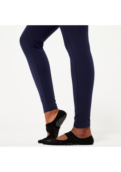 Domyos Siyah Kaymaz Spor Çorabı - Fitness Hafif Antrenman fırsatları