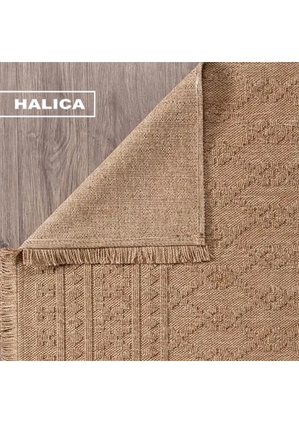 Magnifico 3 Hasır Dokuma Yıkanabilir Kaymaz Taban Bohem Kilim