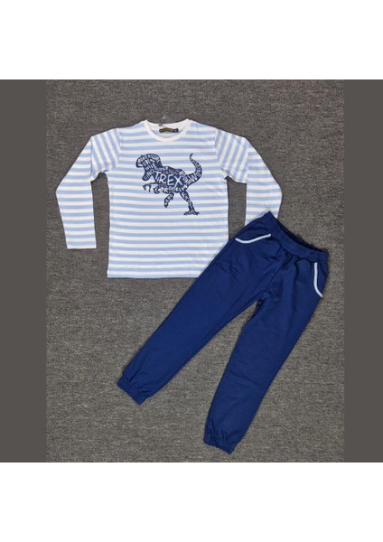 T-Rex Baskılı T-Shirt + Indigo Pantolon Takım fırsatları