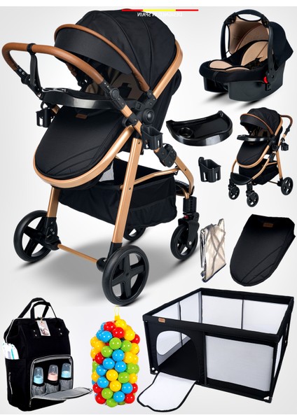 9 In 1 Full Yeni Doğan Set 950 Travel Sistem Bebek Arabası 450 2in1 Park Yatak Oyun Alanı
