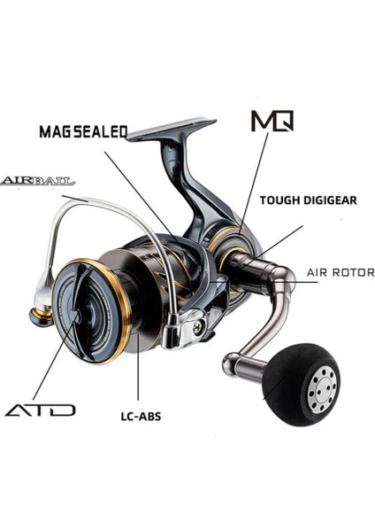 Daiwa Caldia 22 Sw 4000 C Xh Spin Olta Makinesi indirimleri