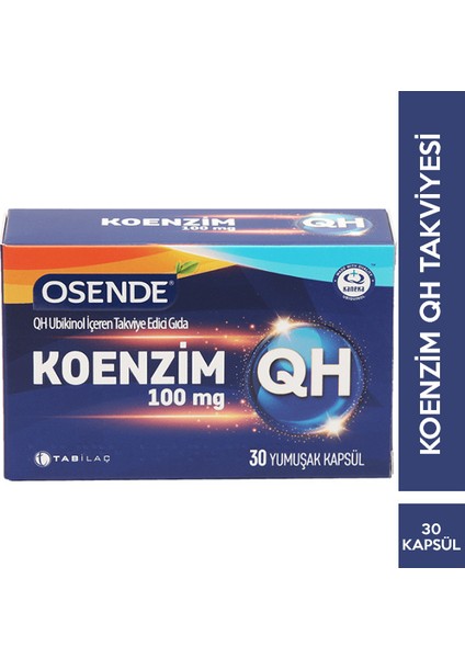 Koenzim Qh 30 Yumuşak Kapsül + Hediye Diş Beyazlatıcı Köpük