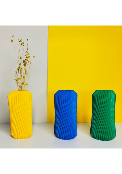 Lily Renkli Vazo - Popart Vazo - Çiçek Vazosu - Ev Dekorasyonu