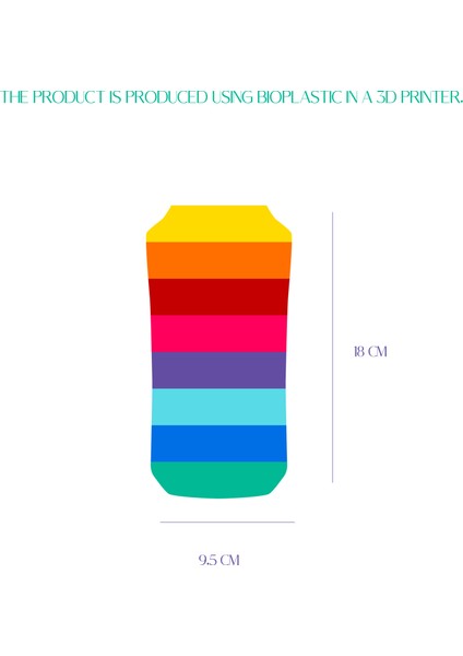 Lily Renkli Vazo - Popart Vazo - Çiçek Vazosu - Ev Dekorasyonu indirimleri