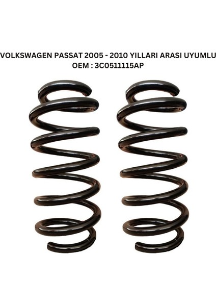 2 Adet Standart Yay ST134101R - Volkswagen Passat (2005-2010) Arka Helezon Yay Takımı