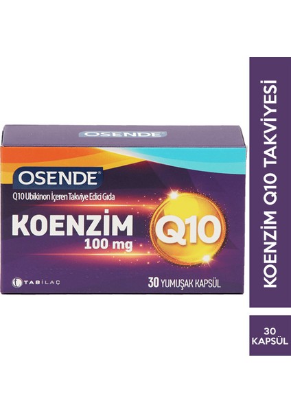 Koenzim Q10 30 Kapsül + Hediye Diş Beyazlatıcı Köpük