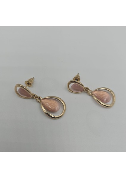 Pembe 60's Vintage Küpe modelleri